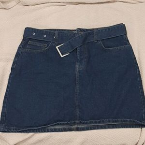 Vintage Denim Mini Skirt